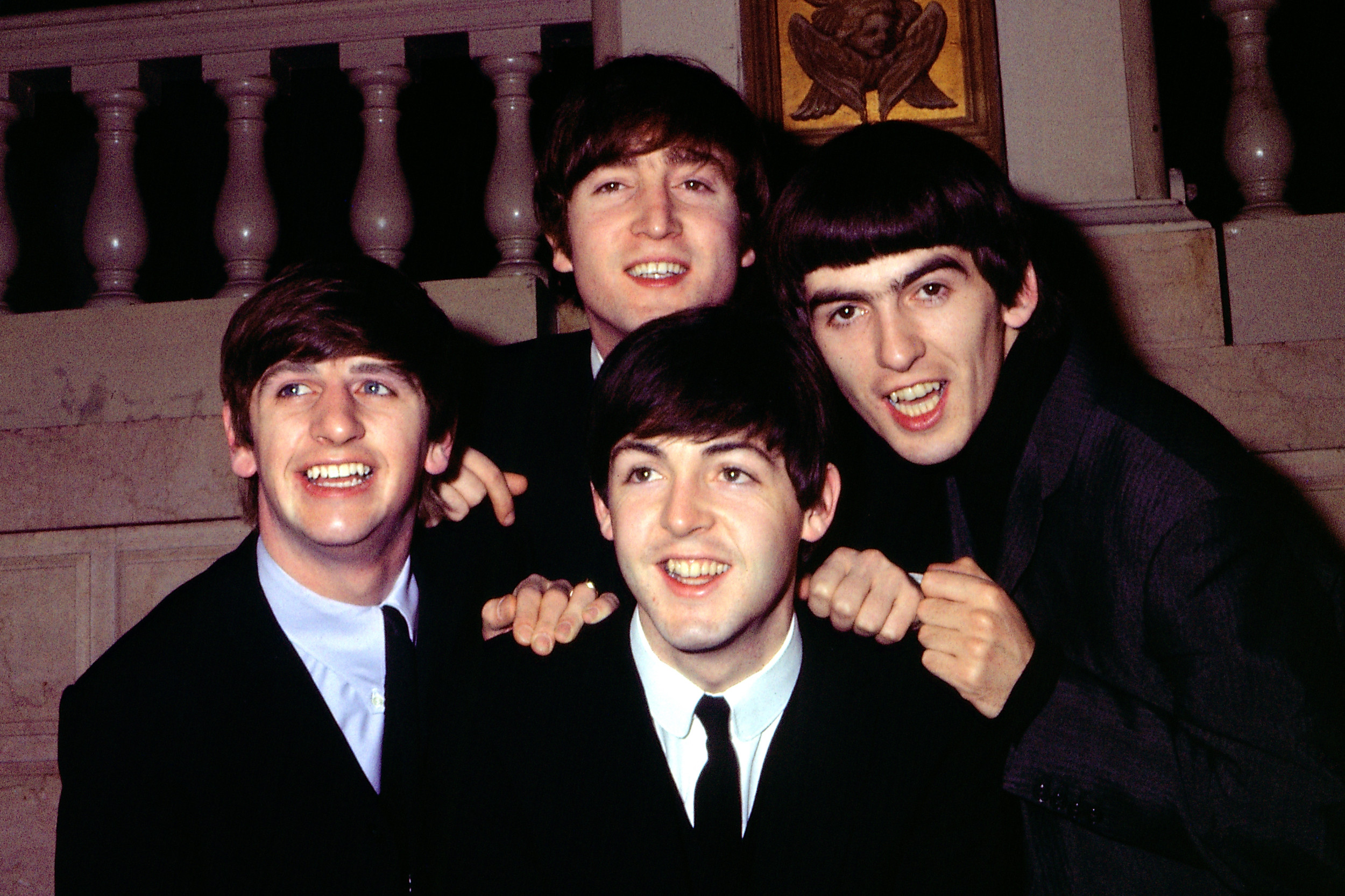 The Beatles or known as The Fab Four, John Lennon, Paul McCartney, George Harrison and Ringo Starr